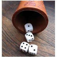 Cup scanning for dices