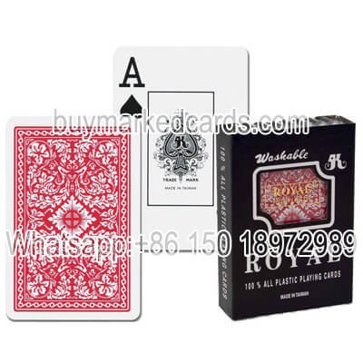 Royal invisible ink marked cards